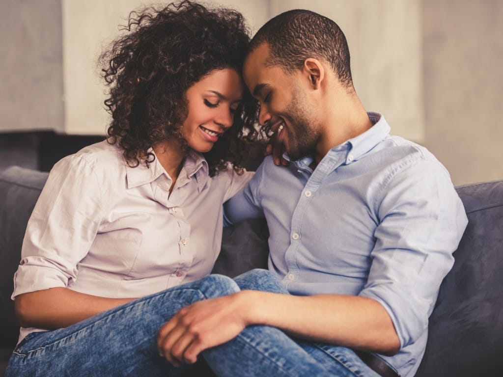 genital desensitizers african american couple at home